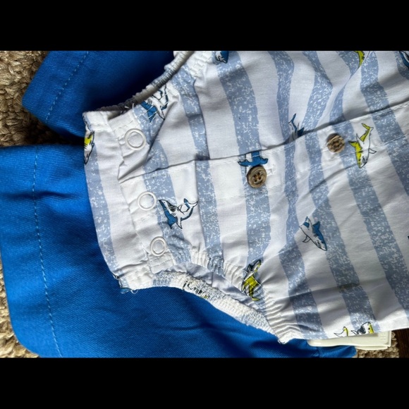 Little Lad baby boy outfit size 3-6 months shorts set NWT - Picture 6 of 6